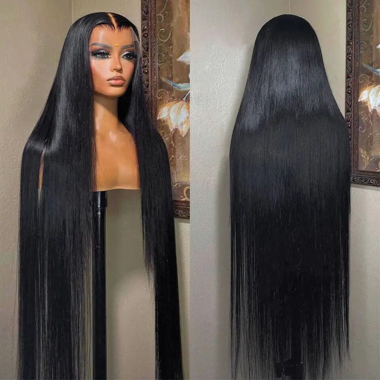 Glueless Human Hair wig 180 Density wear and go
