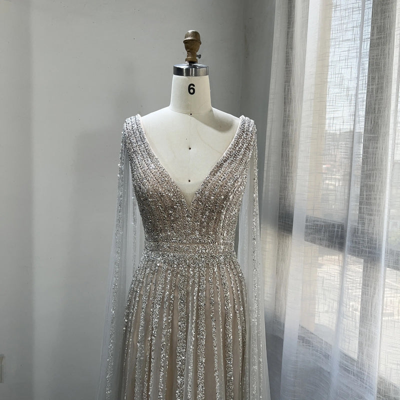 Lila Beaded Gown