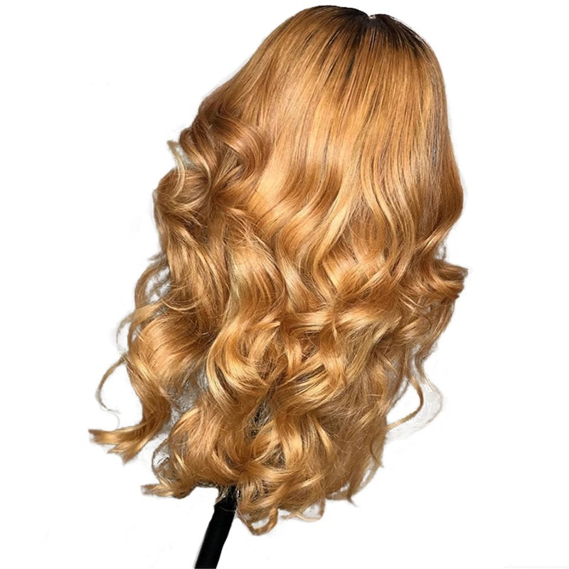 Ombré Front Lace Human Hair wig 4x4