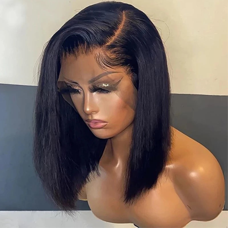 Bob wig 13x4  Lace Front Human Hair Wigs 180% Desnsity