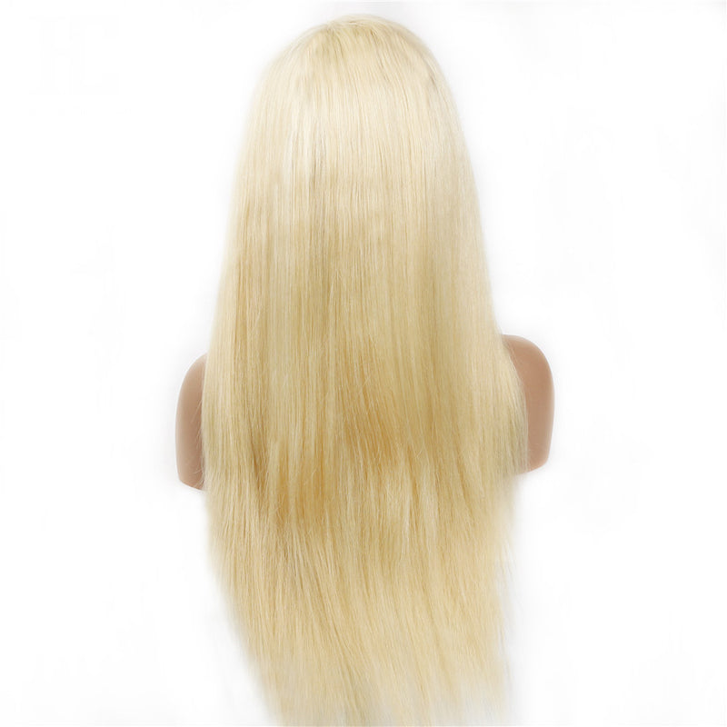 613 blonde 13x4 lace frontal human hair wig 180% Density