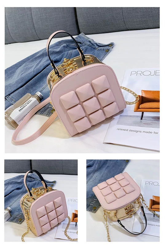 Anna Luxury bag- Pink