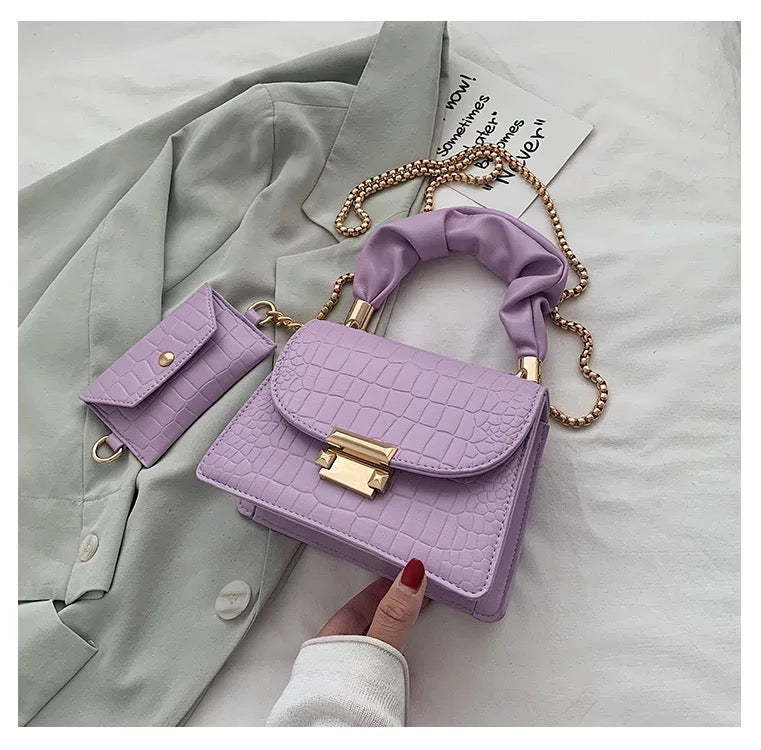 Dorcas Shoulder Bag- Purple